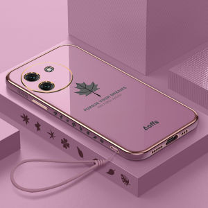 Vivo Y200i Phone Case Full Cover Silicone Protective Shell Anti-Fall with Lanyard Mens Womens Vivo Yivoy V2354A