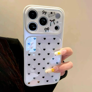 SHUXIE | Hearts Full-Screen View Painted Phone Case Shatter-Resistant All-around Camera Protection