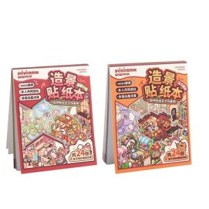 Mr.Paper Colorful Series Scene Sticker Book Cute Student Mini Scrapbooking Decorative Adhesive Pictures Business Supplies