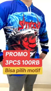 PROMO 3PCS 100 RIBU PAKET 3PCS JERSEY MANCING KAOS PANCING BAJU MEMANCING LENGAN PANJANG