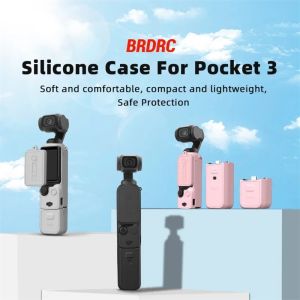 20240523 BRDRC Silicone Case Gimbal Camera Comprehensive Protector Anti-Scratch Handle Soft Cap Anti-bump Cover for DJI Osmo Pocket 3 accessories