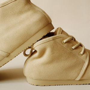 Genuine Wool Inner Lining Sheep Reverse Suede Snow Boots