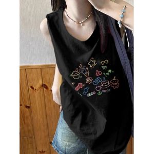 SHUQINGLAI | Cotton Loose Casual Tank Top