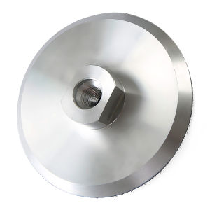 LOZLIN 4/5inch Aluminum Sticky Disc Polishing Backing Pad M14 M10 M16 5/8-11 Polish Wheel Holder Pad Reinforced Durable Design