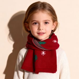 Christmas Edition Snowflake Knit Scarf
