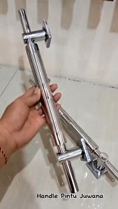 Gagang Pintu Rumah Bulat & Tarikan Pintu Sunduk: Kunci Pintu Kombinasi Minimalis 45 cm