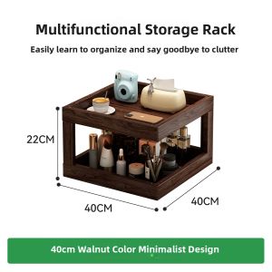 QIMUDAO | Nan Bamboo Modern Living Room Sofa Side Table With Light