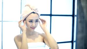 หมวกคลูมพม แบบหนา ดูดซับในใบหน้า แบบแห้งเร็ว พร้อมส่ง สไตล์ใหม่