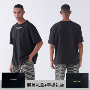 Mens Summer Cotton Pajamas Short Sleeve Home Clothes Set Casual Comfortable Breathable Sleepwear Fashionable Outdoor Wear