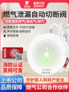 Home And Commercial Kitchen Natural Gas Leak Alarm with Automatic Cut-off Valve for Cylinder Liquidized Petroleum Gas Detection