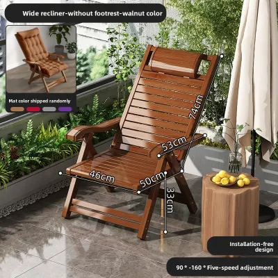 ZHUSHANXIA | Elderly-Friendly Folding Recliner Chair