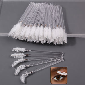 10PCS/20PCS/50PCS/100PCS single-head eyelash brush flexible brush head spiral eyebrow brush eyelash makeup brush tool