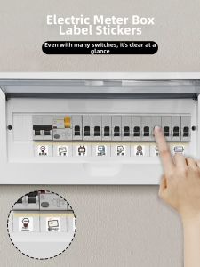 Creative Cartoon Function Visual Label Switch Stickers Wall Stickers