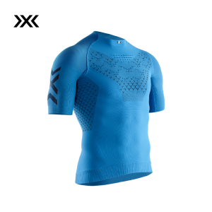 X-BIONIC Mens Short Sleeve Compression Shirt Tight Fit Running Top Quick Dry Outdoor Clothing round Neck Italy Origin