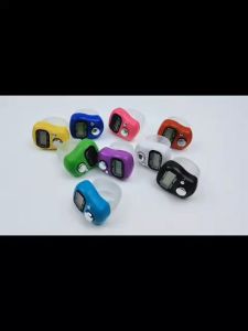 Nurm Finger Counter Mini Portable Light Weight Resettable Digital Row With LCD Display Colourful