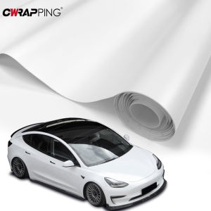 Matte White Vinyl Car Wrap Film Foil Sticker Universal Self-adhesion Waterproof Protection Film for Car Motorcycle Accessories