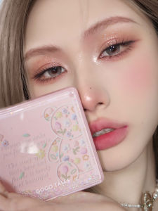 Gogotales909 Gentle Pure Desire Desert Disk Rose Petal Dry Powder Eye Shadow Multi-Color Earthy Milk Tea Tone Easy to Color