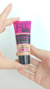 Maybelline Fit Me Liquid Foundation Matte Poreless 50ml - Coverage dan Oil Control