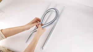 4 ชิ้น/ชูด สปริงดัดท่อ ร้อยสายไฟ สำหรับ 3/8 เม็กสอง 1/2 เม็กสอง 3/4 เม็กสอง 1 เม็กสอง (6 หุน 4 หุน 6 หุน 1 นิ้ว) ที่ดัดท่อ PVC หน่วย นิ้ว หุน