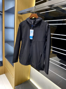 Tech Ice Silk Fabric Mens Hooded Thin Skin Jacket Sun Protection Clothing Breathable Splash-Proof Spring Youth Casual Jacket