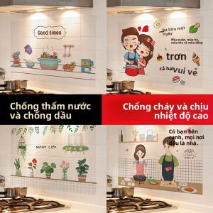 JIFANPAUL | Oil-Resistant Self-Adhesive Wall Stickers for Kitchen