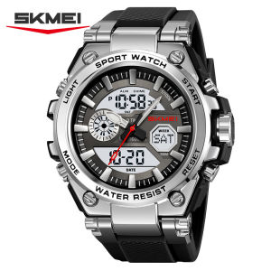 SKMEI Mens Caual Watch for Men 3 Time Movement 50m Waterproof High Quality Sports Digital Watches 2417
