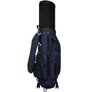 PGM GOLF | Hard Shell Extensible Golf Bag Waterproof 4-Wheel Push System