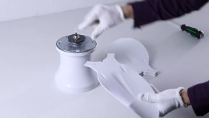 White Modern Chandelier Ceiling Light With Fan 3 Reversible Blades 6 Speeds Silent Ceiling Fan With Led Light And Remote Control Kitchen Bedroom Dining Room Living Room