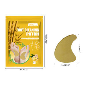 South Moon Foot Cleaning Patch Drive Away Cold And Dampness Help Shape The Body Foot Care Fever Foot Patch Reduce Foot Odor Relieve Fatigue Boost Metabolism Improve Sleep Foot Sticker Weight Loss Body Detox Cleansing Pads Personal Care Product 12pcs