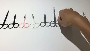 Promo Gunting Cukur Bulu Hidung Nose Hair Scissor Stainless Steel