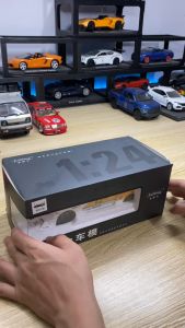 Mô Hình Xe Ôtô Kim Loại 1/24 Siêu Xe NISSAN SKYLINE GTR34 LBWK Dùng Để Trưng Bày Bàn Làm Việc