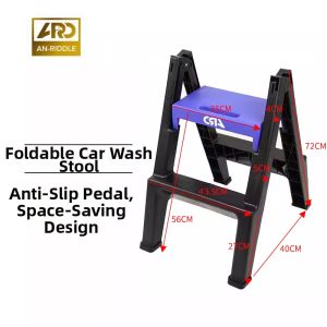 AN-RIDDLE | Foldable Plastic Step Stool
