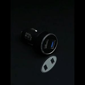 Mobil Adaptor Charger Ponsel Di Ganda USB LCD Tegangan Meter Tampilan Pengisi daya ponsel mobil