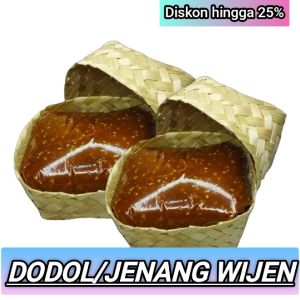 Jenang Ketan Wijen 1kg | Dodol Gula Jawa dengan Campuran Wijen Ukuran 1kg