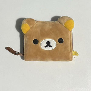 Mini Anime Girl  Three-dimensional Plush Coin Purse New Ins Kawaii Portable Storage Bank Card Bag Birthday Gift