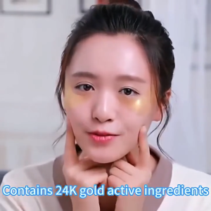 【ซื้อ 1 แถม 1 】มาส์กใต้ตาทองคำ 24K แผ่นมาส์กใต้ตา บำรุงรอบดวงตา ช่วยลดตาบวม ริ้วรอย รอยตีนกา หมองคล้ำ