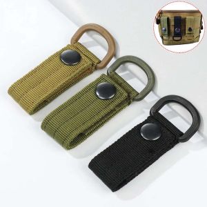Multifunctional Nylon Webbing Carabiners Portable Hang Buckle Strap Belt Clips Keychain Clip Supplies Outdoor Sports Accessories