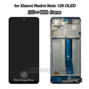 AAA+NEW OLED For Xiaomi Redmi Note 12S LCD Display Touch Screen Digitizer Panel Assembly For Redmi Note 12S LCD