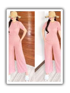 HIRAYA TERNO TSHIRT+PANTS BARK CREPE WOMENS OUTFIT FREESIZE FIT SMALL TO XXL FREE