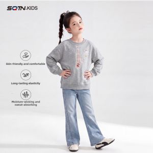SQTN.KIDS | Girls Spring Autumn T-shirt Childrens Wear