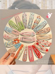 NING ZHOU | Colorful Water Drop Hair Clips for Girls Bangs and Side Fringe