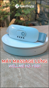 Máy Massage Hỗ Trợ Điều Trị Đau Lưnag WellMe HZ-YBB1 - 4 Chế Độ (Nén Nóng Xung Điện Rung Áp Suất)