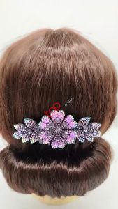 Sirkam Jepit Rambut Sanggul Sisir Hairpin Diamont Bunga