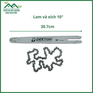 Lam máy cưa xích Dekton 10 inch và dây xích cho máy cưa xích M21-CX10PRO