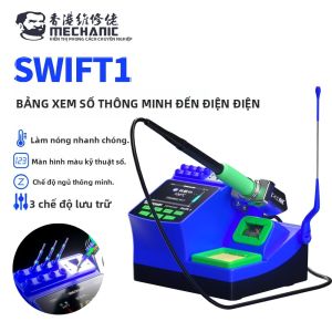 Trạm Hàn Thông Minh MECHANIC Swift 1 Với Màn Hình Kỹ Thuật Số Làm Nóng Nhanh 3 Bánh Răng Nhớ Cho Bộ Điều Khiển C210/C245/115 Công Cụ Sửa Chữa PCB
