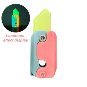 Đồ Chơi Dao Cà Rốt Vô Tri Mini Gấp Gọn Hot Hit Dao Hoạt Hình Đồ Chơi Giảm Căng Thẳng