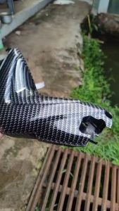 3pcs Cover Stang Nmax Old Carbon Glossy