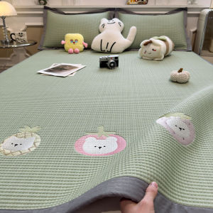 Kiss Dear | Waffle Ice Bean Cool Mattress Pad Set Children