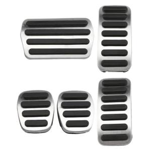 Car Pedals Accelerator Fuel Gas Brake Pedal Pad Cover Non Slip for Volvo V40 XC40 C30 C70 S40 2013 - 2018 Stainless Steel AT MT