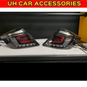 PERODUA BEZZA 2016 - 2025 V2-RGB DRAGON SCALE DESIGN DYNAMIC TAILLAMP TAIL LAMP WITH RUNNING SIGNAL
